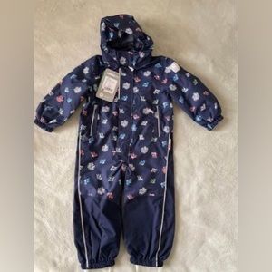 Reima waterproof rain suit, size 2T